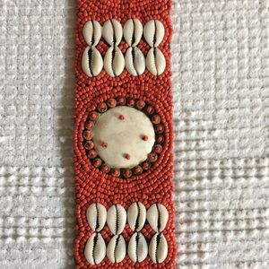 Ethnic beaded belt